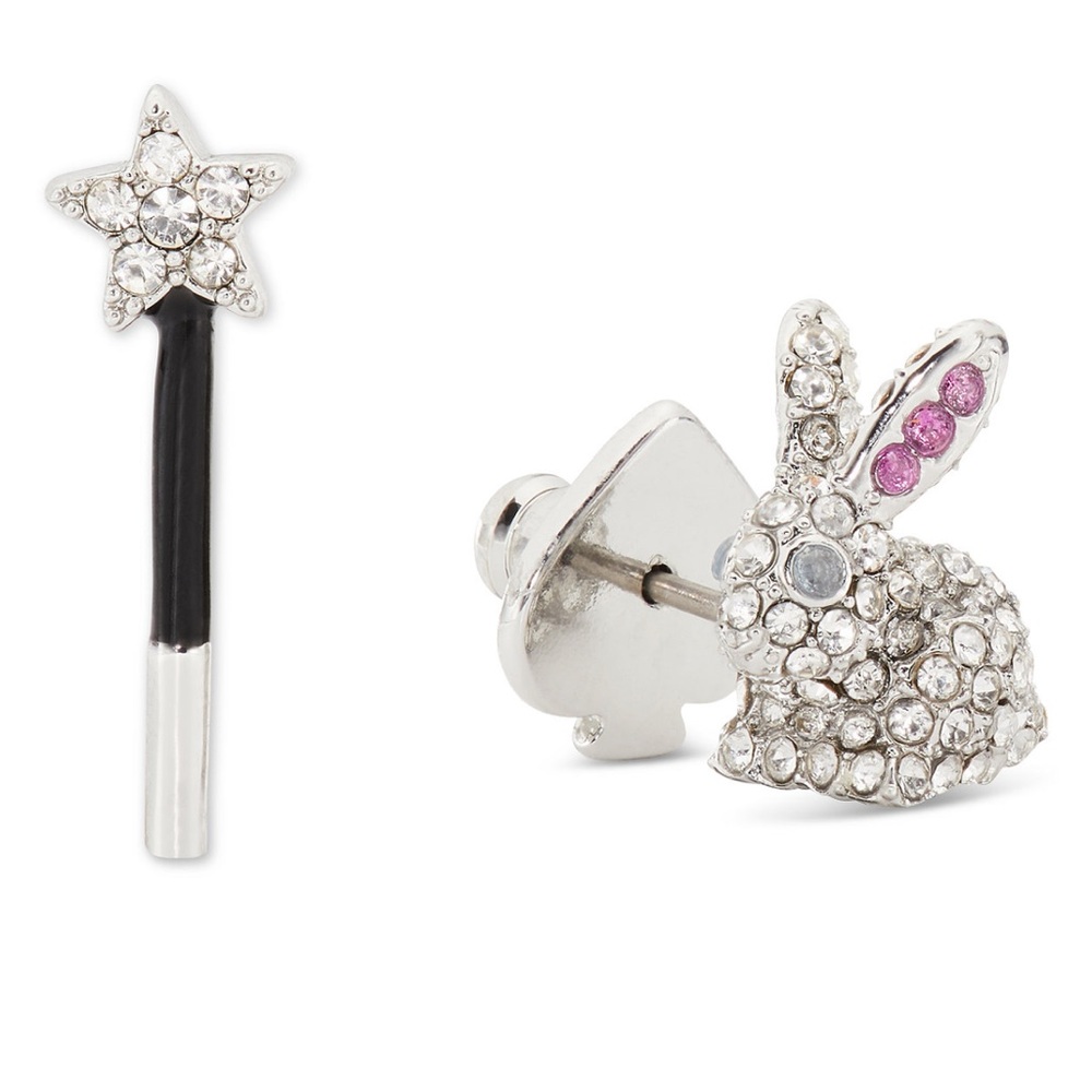 Kate Spade Starring Bunny Asymmetrical Studs